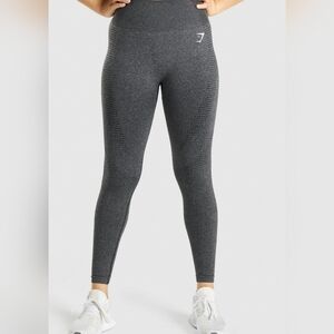 Gymshark Charcoal Textured Leggings